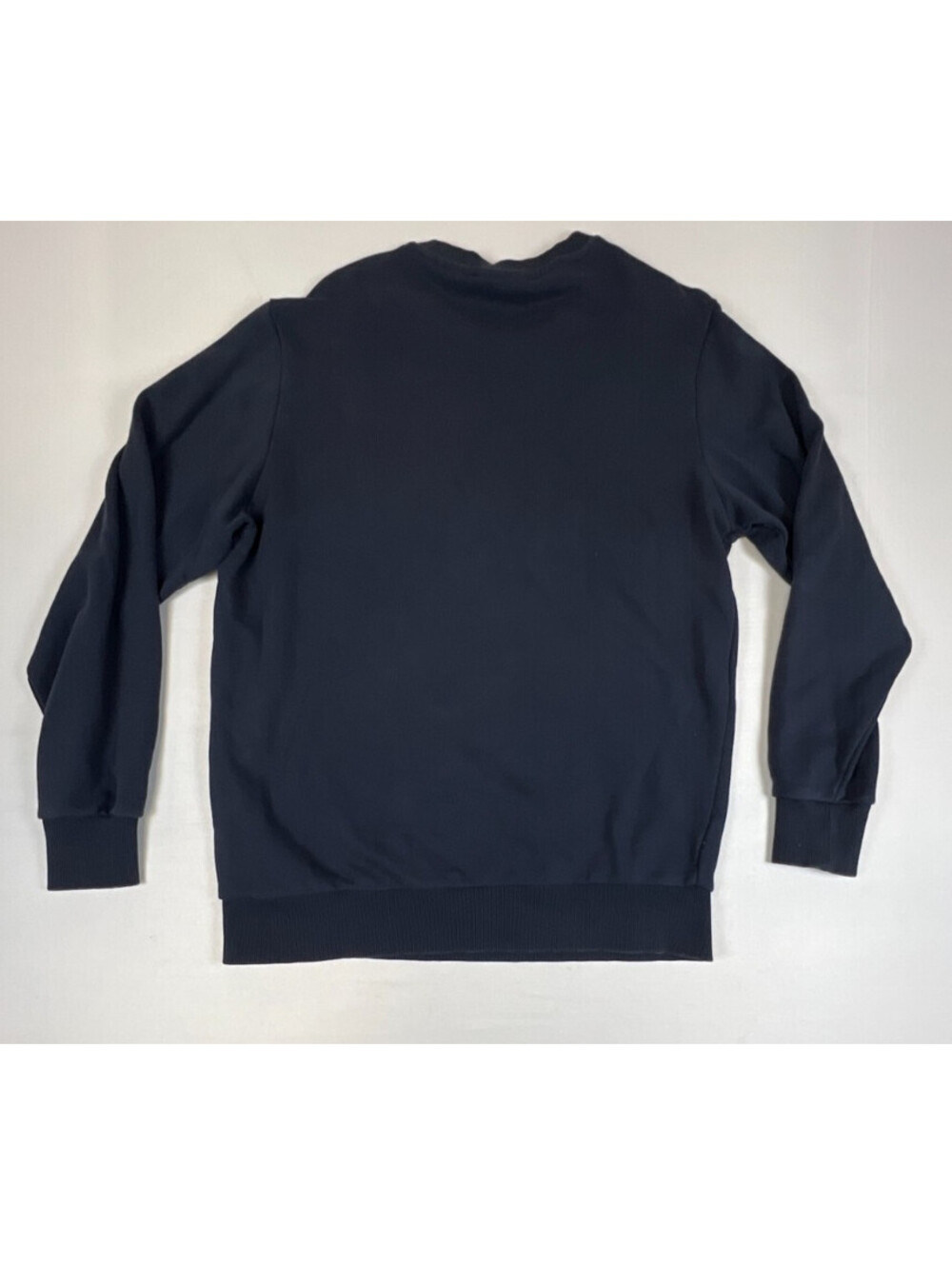 Diesel Men's M Blue Logo Patch Long Sleeve Crewneck Sweatshirt - Picture 2 of 11